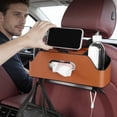 thumbnail image 3 of Multifunctional 4 In 1 Backseat Organizer With Storage Compartments Cup Holders And Convenient Hooks For Vehicle, 3 of 6