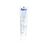Spry Xylitol Adult Toothpaste 5oz with Fluoride Teeth Whitening Breath Freshening Peppermint 1 Pack