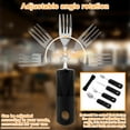 thumbnail image 5 of Wekvgz 2Pcs Adaptive Utensils with Strap Angle Adjustable Weighted Utensils Stainless Steel Adaptive Eating Utensils Ergonomic Built Up Utensils Adaptive Silverware for Hand Tremors Elderly, 5 of 10