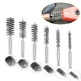 thumbnail image 3 of Cheers US Stainless Steel Bore Brush Stainless Steel Bristles Wire Brush for Power Drill Cleaning Wire Brush Stainless Steel Brush with Hex Shank Handle，8-19mm, 3 of 7