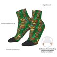 thumbnail image 6 of Pofeuu Mask And Palm Leaves Print 30cm Socks, Adult Running Hiking Socks for Youth and Adult, 6 of 7