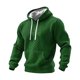 thumbnail image 3 of Ceisia Men's St. Patrick's Day Printed Loose-Fit Hooded Sweatshirts | Holiday Celebration Fashion Piece Green S Gifts, 3 of 4