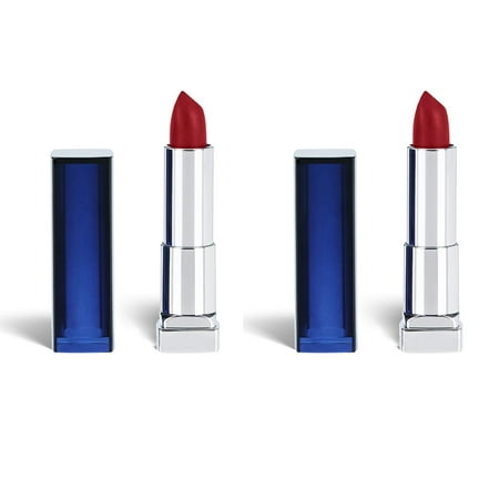 Maybelline Color Sensational The Loaded Bolds Lipstick #800 Dynamite Red (Pack of 2) + Yes to Tomatoes Moisturizing Single Use