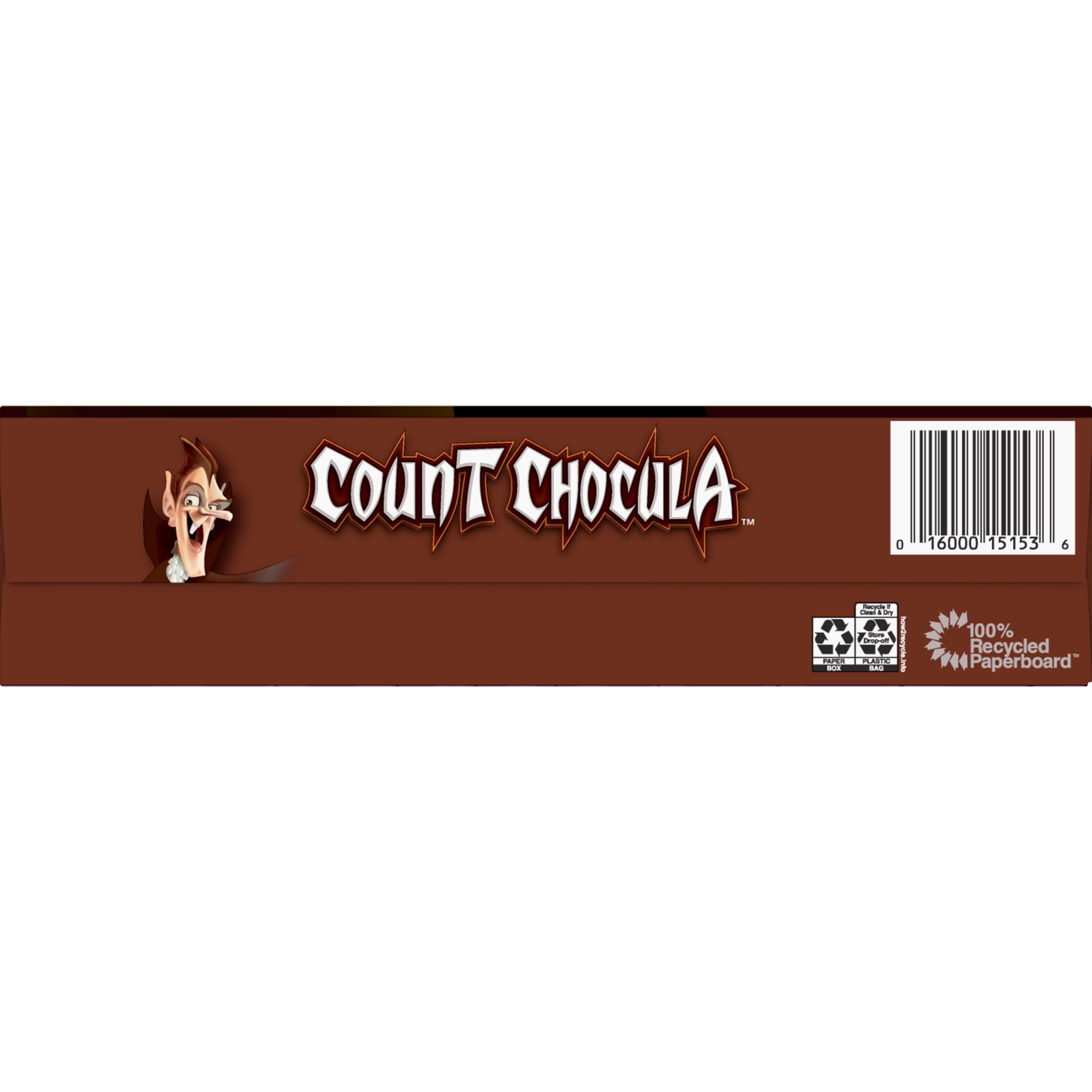 General Mills, Breakfast Cereal, Count Chocula, Halloween, Chocolatey, with Marshmalllows, Family Size, 19.5oz