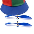 thumbnail image 5 of TOPTIE Propeller Hat Whimsical Rainbow Bucket Cap Colorful Hat for Youth & Women-Green, 5 of 8
