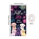 thumbnail image 3 of Decoración de tela para la puerta de la porta, tapiz festivo de poliéster con diseño de Feliz Año Nuevo, decoración fácil de instalar para fiestas en celebraciones navideñas y eventos de invierno, 3 of 9