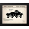 thumbnail image 2 of Rogan, Mark 14x12 Black Modern Framed Museum Art Print Titled - 8 Wheeled Armored Car, 2 of 5