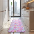 thumbnail image 4 of Pink Butterfly Pattern Kitchen Rug Mat,Kitchen Runner Rugs Non Skid Washable,Decorative Kitchen Floor Mats for Kitchen,Sink,Laundry,17"x47.2", 4 of 7