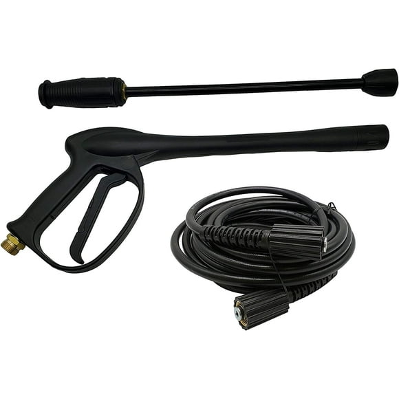 SEPC Pressure Washer Kit with Gun and Hose and Wand with 1/4 inch 25 FT 1800PSI M22 Screw High Pressure Washer Extension Hose