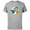 Athletic Heather, variant on Disney Donald Duck Ready To Go - Short Sleeve Cotton T-Shirt for Adults -Customized-Natural