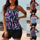 thumbnail image 2 of Traje de baño de dos piezas Racer Tank Top Split para mujer L ER, 2 of 2