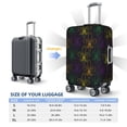 thumbnail image 6 of Bixox Washable Mardi Gras Carnival Printed Luggage Cover, Fashion Suitcase Protector Fits for Medium luggage, 6 of 8
