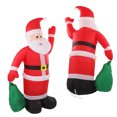 thumbnail image 4 of Papá Noel Inflable con Luz LED para Fiestas de Navidad en el Jardín del Patio Bolsa Impermeable ANGGREK Otros, 4 of 8