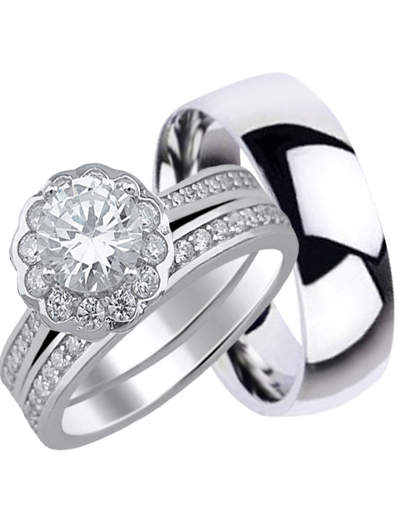 silver wedding bands for her        <h3 class=