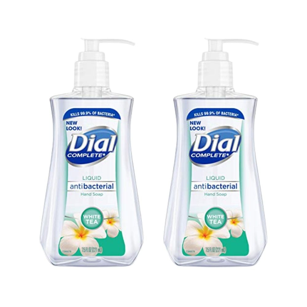 Dial Liquid Hand Soap, White Tea 7.5 Ounce 2Packs