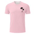 thumbnail image 4 of WAYUTE T Shirts for Men Short Sleeve Crew Neck Hawaii Graphic Tee Breathable Soft Blend Top for Beach Fashion Daily Wear Casual Summer T-Shirt, 4 of 4