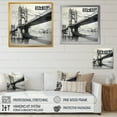 thumbnail image 4 of Designart "Structural Sketch Of Bridges I" Bridges Wall Art Living Room, 4 of 7