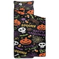 thumbnail image 2 of Halloween Spooky Words and Icons Pattern Toddler Nap Mats for Kids Preschool,59"x22" Sleeping Mat Bag or Kids,Toddler Sleeping Bag,Toddler Nap Mat or Daycare, 2 of 6