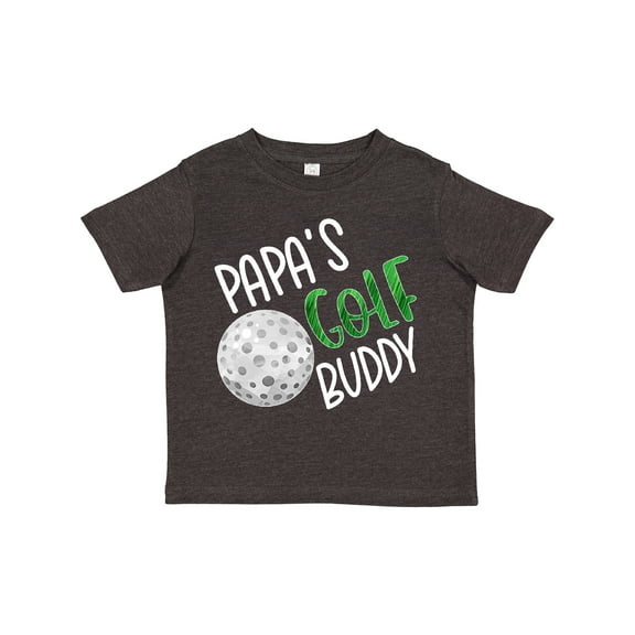 Inktastic Papa's Golf Buddy with Golf Ball Boys or Girls Toddler T-Shirt