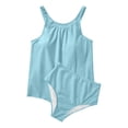 thumbnail image 3 of Pounoo 2PC Tankini Swimsuits for Women Halter Neck Strap Ruffled Layer Tummy Control Design Resort Vacation Outfits Gift, 3 of 8