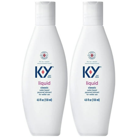 K-Y Liquid Lubricant 4.5 oz (Pack of 2)