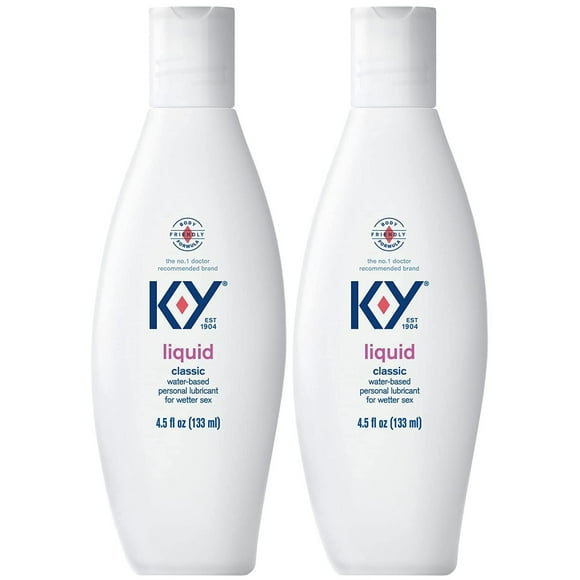 2 Pack K-Y Lubrifiant Personnel Liquide 4.5 oz Chacun