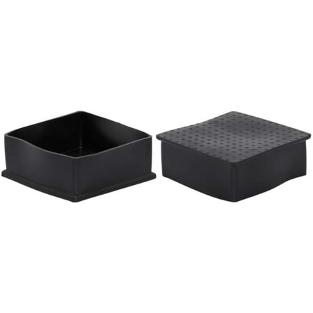 8pcs Patio Chair Leg Caps Non Marking Pvc Floor Protectors Square Furniture Table Covers 3 4 Inches 19mm Black Canada 8pcs Patio Chair Leg Caps Non Marking, Patio Chair Leg Caps Square