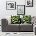 thumbnail image 2 of nygtbtfer Decorative Throw , Square Set Cushion Case, Soft - Green Course White, 2 of 7
