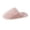 Red, variant on Kids Solid Color House Slippers, Boys Girls Simple Plain Fuzzy Open Back Indoor Slippers Warm Winter Home Slippers for Little Child to Big Kids 5.5-12 Years