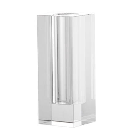 CC Home Furnishings Vintage Style Rectangular Glass Vase - 9.75" - Clear