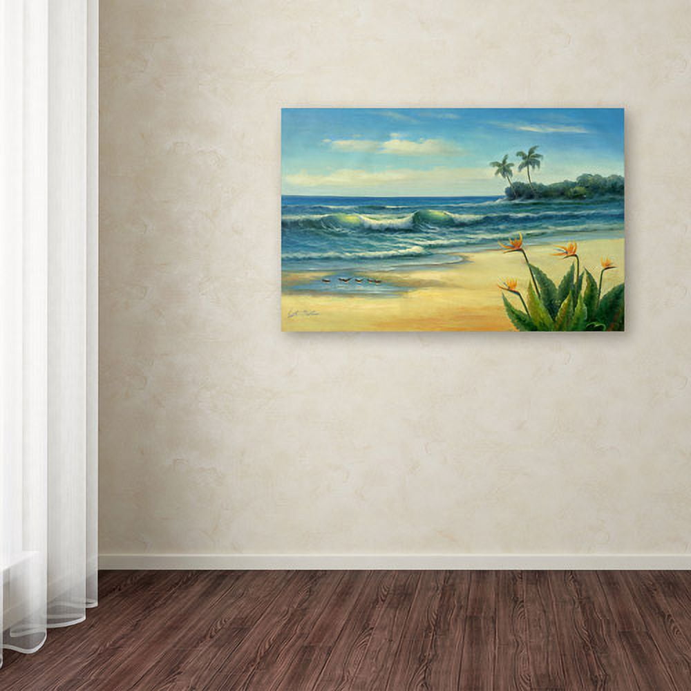 Trademark Fine Art "Paradise" Canvas Art by Victor Giton
