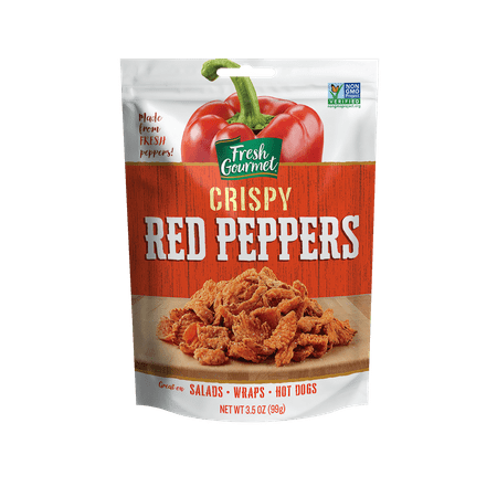 Fresh Gourmet Red Peppers Salad Toppings 3 5 Oz Walmart Com