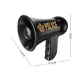 thumbnail image 5 of BAELLERT Kids Portable Megaphone Toy Voice Alarm Modes Battery Operated Mini Handheld Bullhorn Children Pretend Play Loud Speaker Toy, 5 of 7