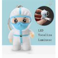 thumbnail image 3 of Doctor Key Chain Cartoon Mini Doctors Nurses Dolls Keychain Key Ring PVC Doctor Nurse Keyring with Light and Sound Bag Decorative Accessories, 3 of 5