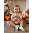 thumbnail image 3 of Cjfdfy Newborn Baby Girl Boy Halloween Romper Outfit, Long Sleeve Cutest Pumpkin In The Patch Letters Pumpkin Print Bodysuit Cute Waffle Knit Halloween Pumpkin Fall Winter Outfit, 3 of 9