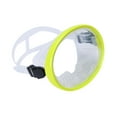 thumbnail image 3 of Máscara de buceo de lente única máscara de snorkel sin empañamiento para adultos gafas de natación para spear snorkeling scuba Amarillo, 3 of 8