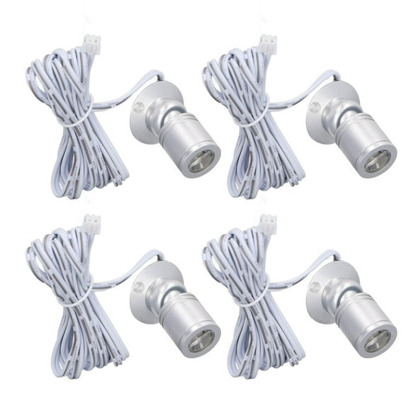 FOCOS CON PANTALLA LED, Minifoco USB Regulable Con Kit de Ajuste de Tornillos para Obras de Arte, Plantas, Joyas, Aluminio, Cable de 6,6 Pies