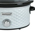thumbnail image 2 of Brentwood Scallop Pattern 4.5 Quart Slow Cooker in White, 2 of 2
