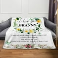 thumbnail image 4 of Grandma Gifts Blanket, Gifts for Grandma Birthday,Happy Birthday Grandma Grandmother Gifts, Best Grandma Gifts, Grandma Gifts Ideas for Mothers Day Christmas Throw 60"x50", 4 of 6