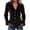 Black, variant on Womens Button Down Jackets Velvet Collared Long Sleeve Slim Cardigans Casual Trendy Comfy Fall Winter Tops