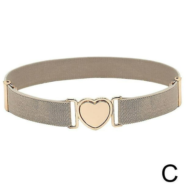 Kids Girls Elastic Belts Adjustable Waist Belt Teen Pants Heart New. Belt