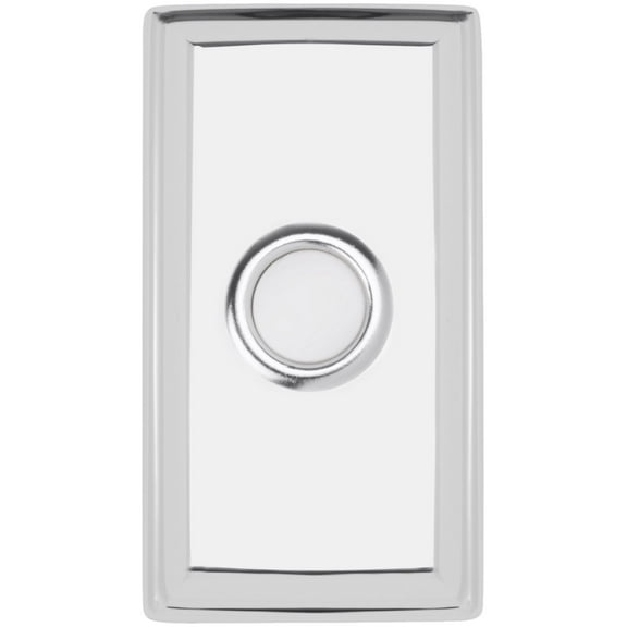 Baldwin 4860 3" X 1-1/2" Illuminated Rectangular Door Bell From The Estate Collection -