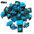 thumbnail image 2 of 40x Body Side Molding Clip with Sealer For Hyundai Santa Fe For Kia Sportage, 2 of 6