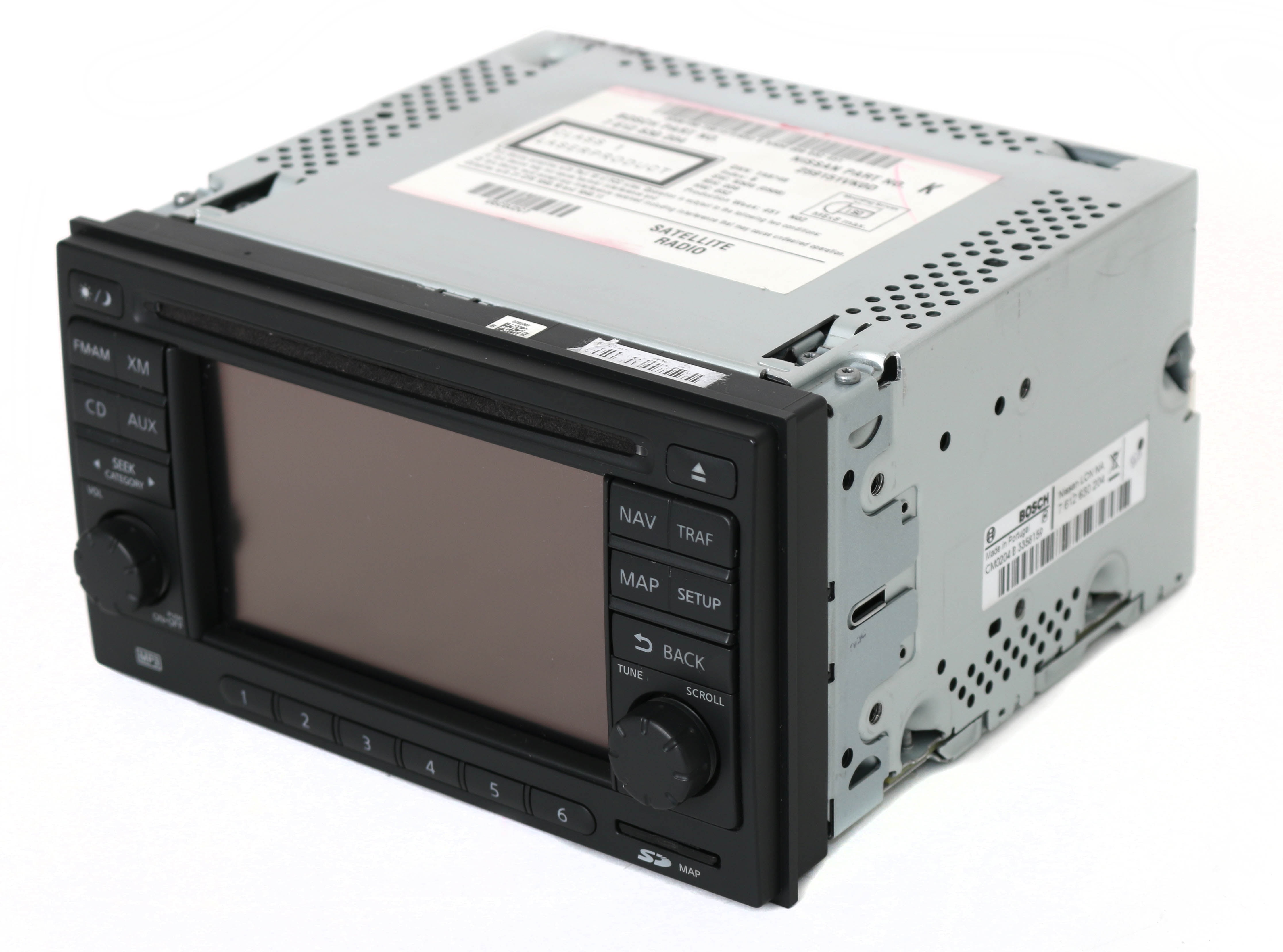 Restored 2013-2015 Nissan Rogue AM FM Radio 6 Disc w/ SD Memory Card 259151VK0D (Refurbished)