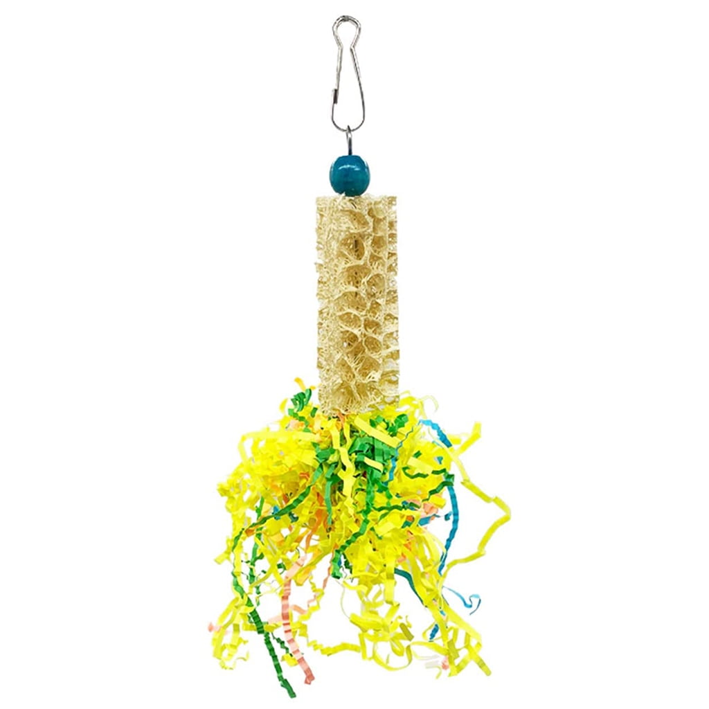 5 Pack Bird Foraging Toys Parrot Shredder Rattan Balls Toy Hanging for Cage