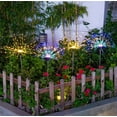 thumbnail image 6 of Garden Solar Firework Lights, Happon 3 Set 4 Pack Solar Lamps Waterproof with Remote, 120 LED Twinkling Landscape Outdoor Christmas Decor for Home Pathway Backyard Lawn - Colorful, 6 of 6