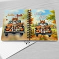 thumbnail image 4 of Hello Fall Autumn Basenji Pumpkins Pickup Truck Spiral Bound Journal African Barkless Dog Lover 5x7in Spiral Notebook - 13011, 4 of 5