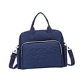 thumbnail image 1 of Bolsa de pañales para bebé, impermeable, elegante, para viaje, para la ducha azul oscuro, 1 of 9