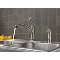 thumbnail image 2 of Delta Faucet Linden Single-Handle Kitchen Sink Faucet with Side Sprayer in Matching Finish, Arctic Stainless 4453-AR-DST, 2 of 6