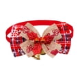 thumbnail image 2 of Collares navideños para perros, collares navideños para mascotas, cómodos, a cuadros, elegantes y bonitos, para fiestas navideñas pequeñas y medianas,, 2 of 8